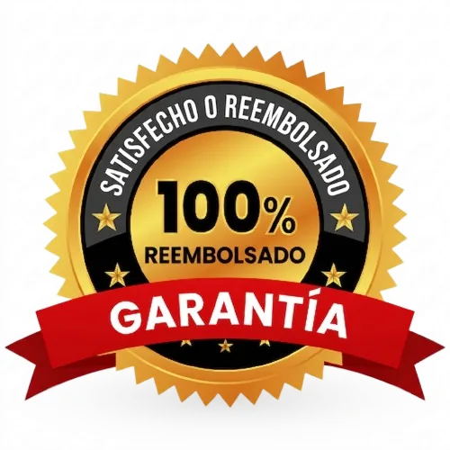 Sello 100% garantía de reembolso